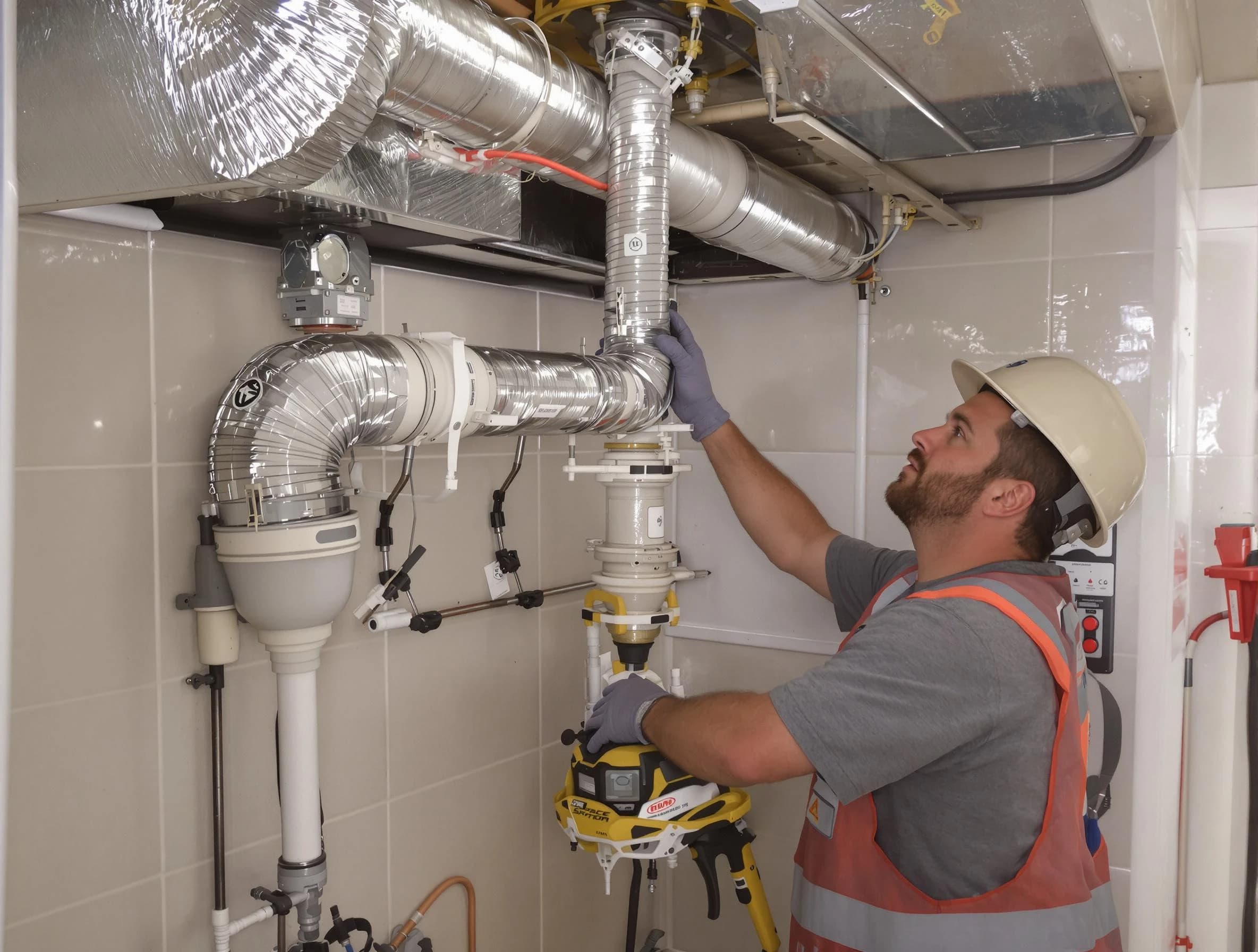 Piedmont Dryer Vent Cleaning expert performing professional dryer vent repair and installation in Piedmont
