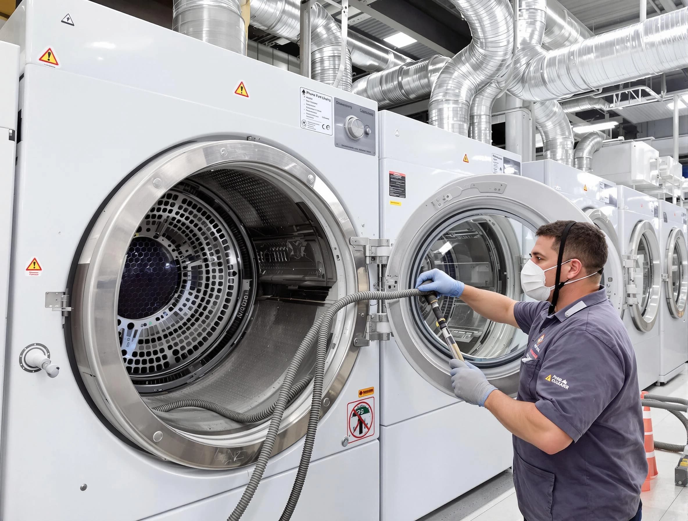 Industrial-grade dryer vent cleaning by Piedmont Dryer Vent Cleaning in Piedmont