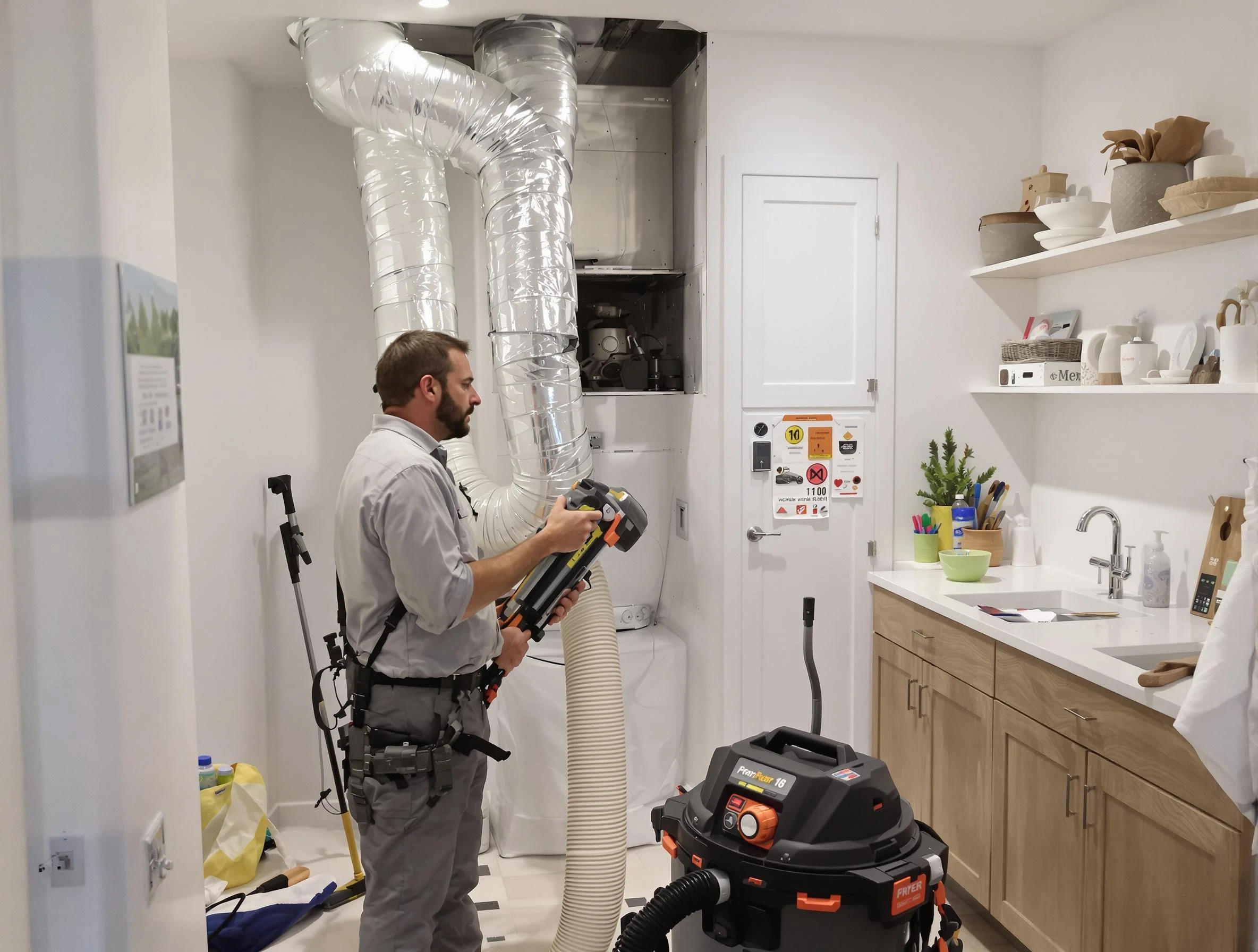 Clogged Dryer Vent Cleaning in Piedmont
