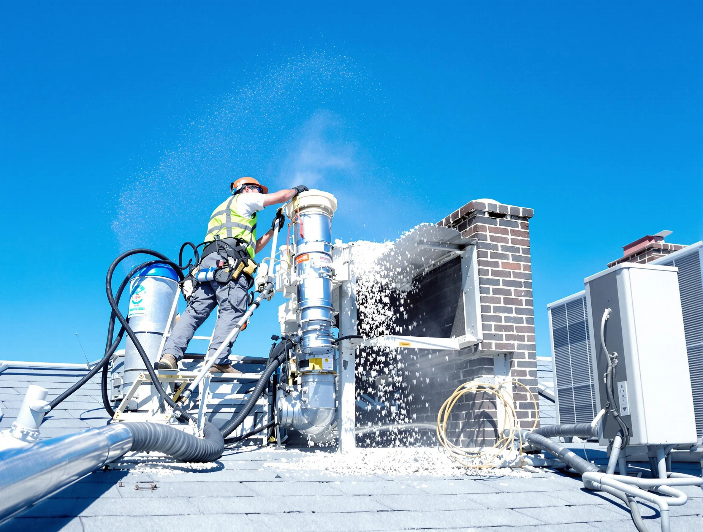 Expert roof dryer vent cleaning by Piedmont Dryer Vent Cleaning in Piedmont
