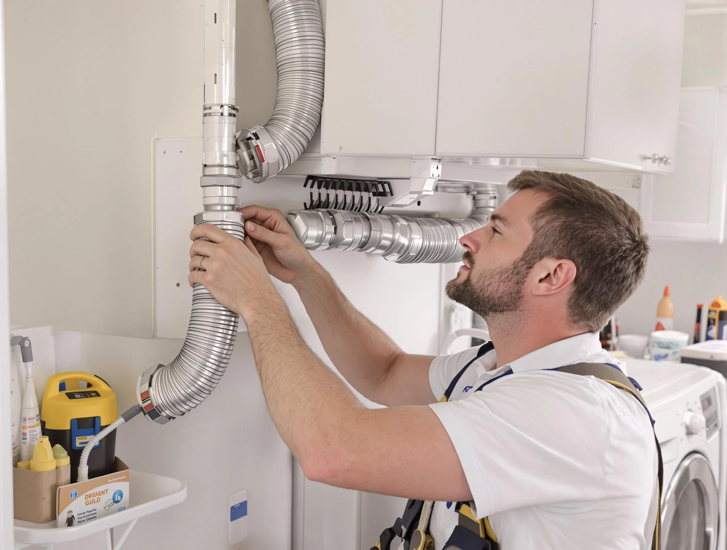 Professional dryer vent repair and installation by Piedmont Dryer Vent Cleaning in Piedmont